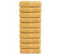 vidaXL Serviettes d'invité de Qualité Supérieure 10 pcs, Draps de Bain, Essuie-mains, Serviette de Visage Salle de Bain, 137280