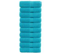 vidaXL Serviettes d'invité de Qualité Supérieure 10 pcs, Draps de Bain, Essuie-mains, Serviette de Visage Salle de Bain 137448