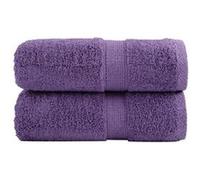 vidaXL Serviettes d'invité de Qualité Supérieure 2 pcs, Draps de Bain, Essuie-mains, Serviette de Visage Salle de Bain, 137350 Violet