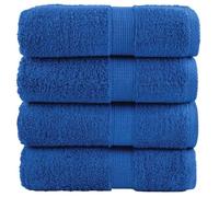 Vidaxl Serviettes D'invité De Qualité Supérieure Solund 4 Pcs Bleu