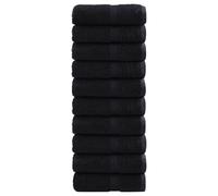 Vidaxl Serviettes D'invité De Qualité Supérieure Solund 10 Pcs Noir