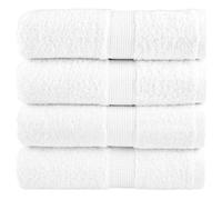 Vidaxl Serviettes D'invité De Qualité Supérieure Solund 4 Pcs Blanc