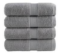 Vidaxl Serviettes D'invité De Qualité Supérieure Solund 4 Pcs Gris
