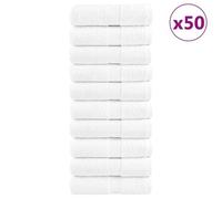 Vidaxl Serviettes D'invité De Qualité Supérieure Solund 50 Pcs Blanc