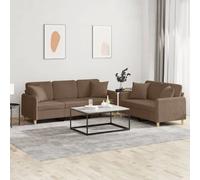 VidaXL Set de Canapés Marron