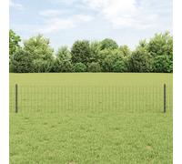 Vidaxl Set De Clôture De Jardin Ensemble De 2 Gris Métal 10 X 0,4 M