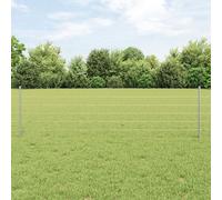 Vidaxl Set De Clôture Euro Set De 2 Acier Galvanisé 10 X 0.6 M Durable