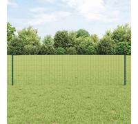 vidaXL Set de Clôture Euro - Vert Métal - Grand Format