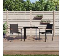 VIDAXL Set de Jardin Noir