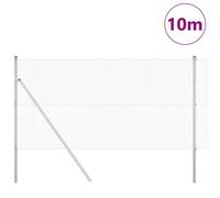 Vidaxl Set De Poteaux De Clôture Set De 2 Acier Galvanisé 10 X 1 M