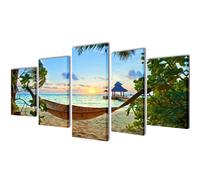 vidaXL Set de toiles murales imprimées 100 x 50 cm