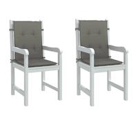 vidaXL Siège Bas - 100 x 50 x 4 cm - Gris Foncé