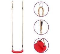 vidaXL Siège de Balançoire pour Enfants Balançoire de Jardin Terrasse Patio Arrière-cour Extérieur Garçons Filles Longueur 93170 Rouge G
