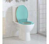 vidaXL Siège de Toilette à Fermeture en Douceur Abattant WC Lunette Cuvette Salle de Bain Maison Restaurant Magasin Hôtel 145824 Vert G