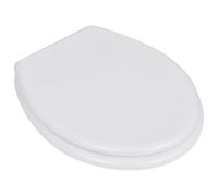 vidaXL Sièges de toilette avec couvercle 2 pcs. MDF blanc