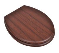 vidaXL Sièges de toilette avec couvercle 2 pcs. MDF Marron
