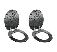 vidaXL Sièges WC Fermeture Douce 2pcs Goutte d'eau