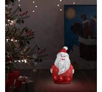 vidaXL Silhouette de Père Noël LED acrylique - Intérieur/extérieur 28 cm
