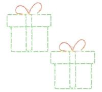 vidaXL Silhouettes Lumineuses de Noël pour fenêtre LOVIISA 2 pc