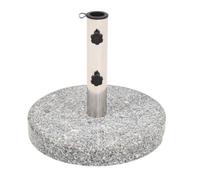 vidaXL Socle de parasol Granite Rond 20 kg