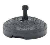 Vidaxl Socle De Parasol Rempli De Sable/D'eau 20 L Plastique Rotin