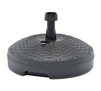 vidaXL Socle de Parasol Rotin - Anthracite