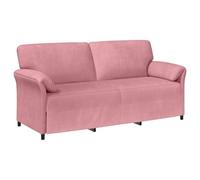 vidaXL Sofa 3 Places Rose 198 x 83 x 95 cm Velours