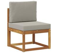 vidaXL Sofa de milieu extérieur Bois d'Acacia Massif Naturel