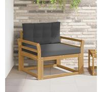 vidaXL Sofa de milieu extérieur Polyester Blanc