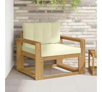 vidaXL Sofa de milieu extérieur Polyester Blanc