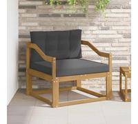 vidaXL Sofa de milieu extérieur Polyester Blanc