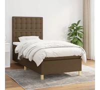 vidaXL Sommier à lattes 100x200 cm - Marron foncé