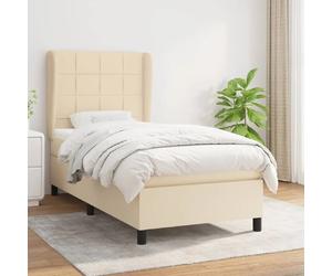 vidaXL Sommier à lattes 100x200 Crème