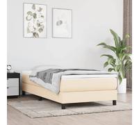 vidaXL Sommier à lattes 80x200 - Crème