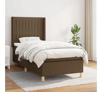 vidaXL Sommier à lattes avec matelas 100x200 cm