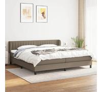 vidaXL Sommier à lattes de lit 200x200 cm - Taupe