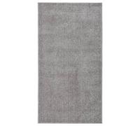 vidaXL Sommier à lattes de lit avec matelas Gris foncé 140x190cm Tissu
