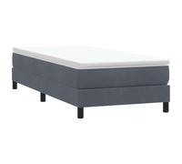 vidaXL Sommier à lattes de lit sans matelas gris foncé 80x210 cm