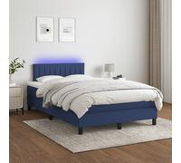 vidaXL Sommier à lattes LED - Bleu