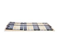 vidaXL Sommier à lattes Marron 70 x 190 cm Bois et Métal