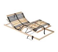 vidaXL Sommier à Lattes Marron 80 x 190 cm Bois de hêtre Massif, Mobilier de Chambre Moderne, Cadre de lit rectangulaire, Base en hêtre Solide, Support Matelas stylé, déco Fonctionnelle