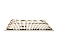 vidaXL Sommier à lattes Marron 80 x 190 cm Bois et Plastique