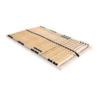 vidaXL Sommier à lattes 28 lattes 7 zones 120 x 200 cm Lit simple adultes