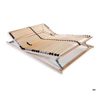 vidaXL Sommier à Lattes avec 28 Lattes 7 Zones 140x200 cm Lit Simple Adultes