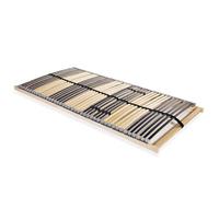 vidaXL Sommier à lattes sans matelas avec 42 lattes 7 zones 140x200 cm 246466