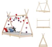 vidaXL Sommier de lit enfant pin massif 70 x 140 cm - Lits Bébé & Bébé