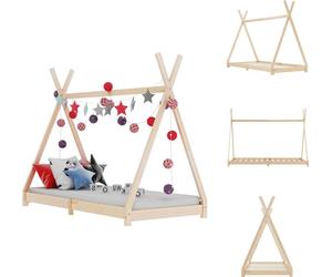 vidaXL Sommier de lit enfant pin massif 70 x 140 cm - Lits Bébé & Bébé