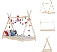 vidaXL Sommier de lit enfant pin massif 80 x 160 cm - Lits Bébé & Petit Enfant