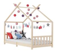 vidaXL Sommier de lit pour enfants en pin massif 90 x 200 cm