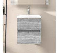 vidaXL Sonoma Gris - Armoire d'évier 41x38,5x45 cm
